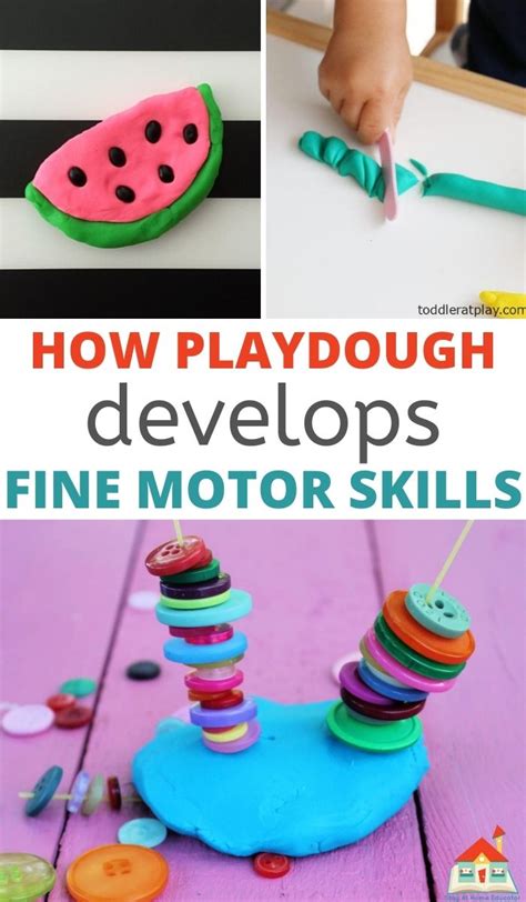20 Fine Motor Activities Using Playdough