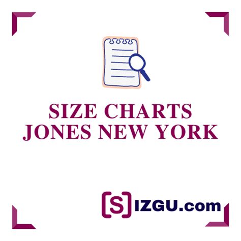 Jones New York Size Charts