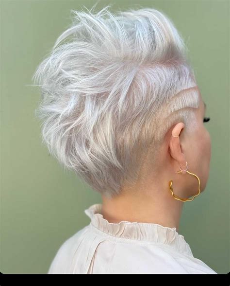 Platinum Blonde Hair Color Ideas For Short White Hair Short