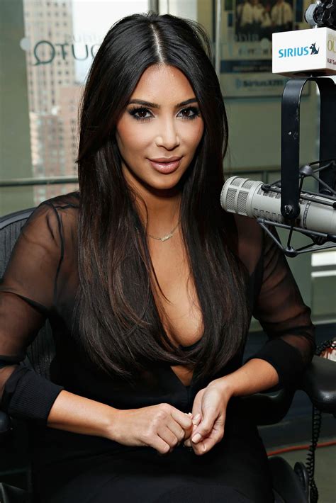 Kim Kardashian At The Siriusxm Studios In New York City August 2014