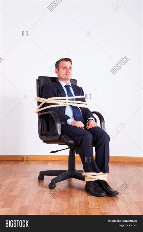 Businessman Tied Rope Image And Photo Free Trial Bigstock