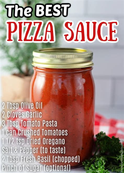 The Best Homemade Pizza Sauce Quick And Easy Ready In Just 5
