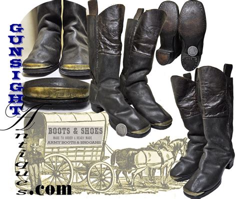 Outstanding Civil War Era Quarter Size Boots