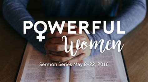 Powerful Women Church Sermon Series Ideas