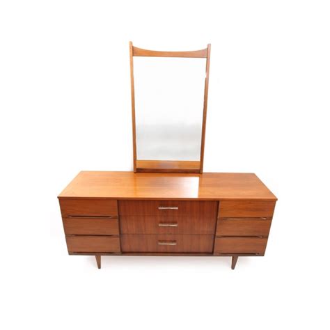 Mid Century Modern Harmony House Dresser With Mirror | Chairish