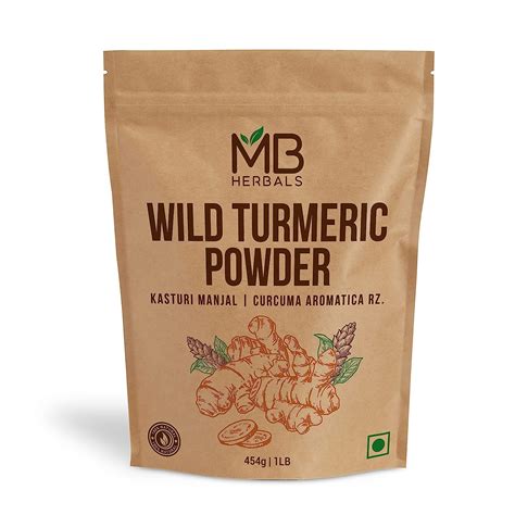 Buy Mb Herbals Wild Turmeric Powder Lb Oz Kasthuri Manjal