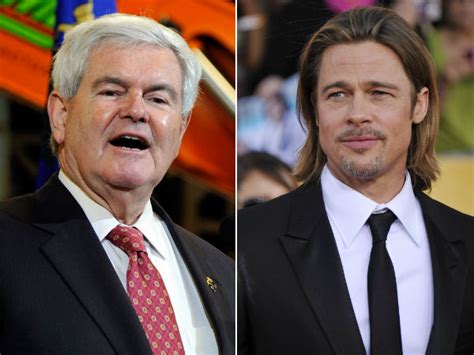 Newt Gingrich Is Brad Pitt Casting The 2012 Republican Primary