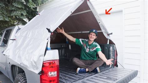 Camping canopies provide a lounging or dining area that's protected from the sun and rain. DIY Truck Bed Tent! Truck Camping - YouTube | Truck bed ...
