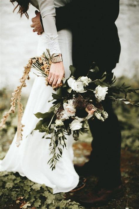 Moody Fall Wedding Bouquet Image By Ash And James Photography‘ Romantic