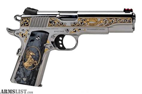 Armslist For Sale 1911 Colt 38 Super El Potro Rampante Bright