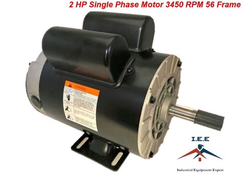 Business And Industrial Electric Motors 5 Hp Single Phase Spl 3450 Rpm 56