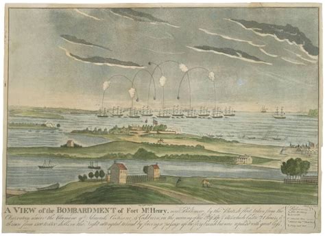 A View Of The Bombardment Of Fort Mchenry All Works The Mfah
