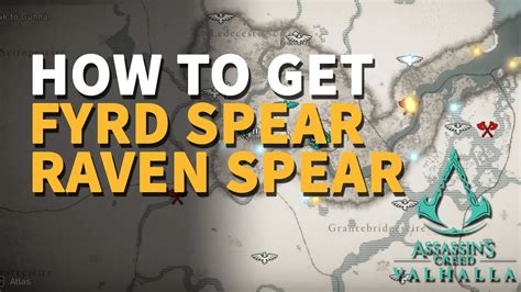 How To Get Fyrd Spear Raven Spear Assassin S Creed Valhalla YouTube