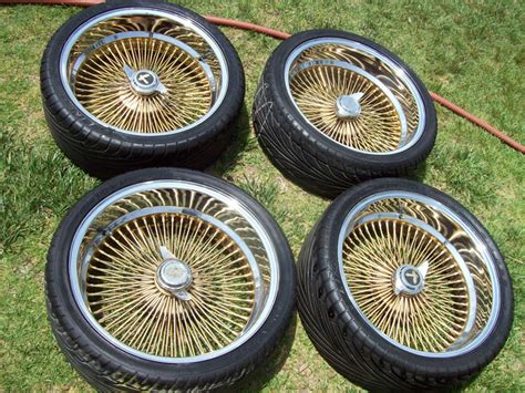 24 Inch Gold Dayton Wire Wheels The Gold Picture