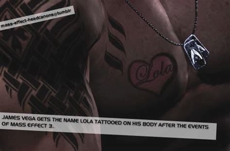 James Vega Gets The Name Lola Tattooed On His Body After