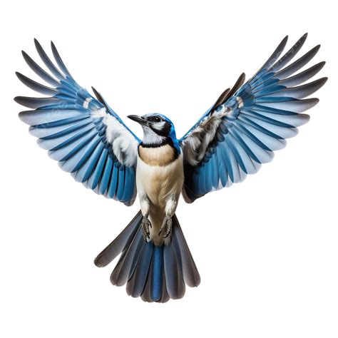 In Flight Elegance Blue Jay Soaring With Grace Blue Jay Bird