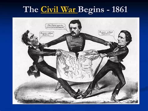 Ppt The Civil War Begins 1861 Powerpoint Presentation Free
