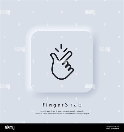 Snap Of Fingers Finger Snap Icon Easy Icon Finger Snapping Line Sign