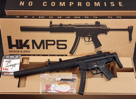 Heckler And Koch Handk Mp5 Mp 5 Sd 22 Long Rifle Hv Semi Auto Carbine New