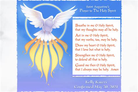 Holy Spirit Prayers Confirmation Ts Prayer Pillowcases