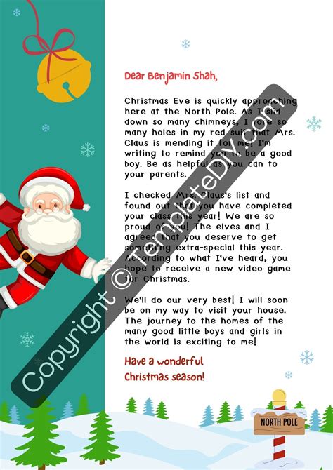 christmas letter template printable in pdf and word in 2022 christmas letter template christmas