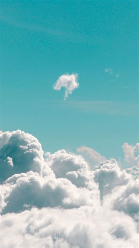 Aesthetic Dark Blue Sky With Clouds Largest Wallpaper Portal