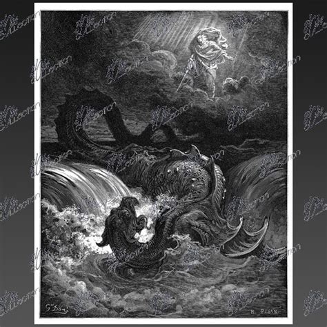 Gustave Doré La Destruction Du Leviathan