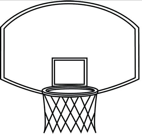 766x976 coloring amp activity pages 062411. Basketball Goal Sketch at PaintingValley.com | Explore ...