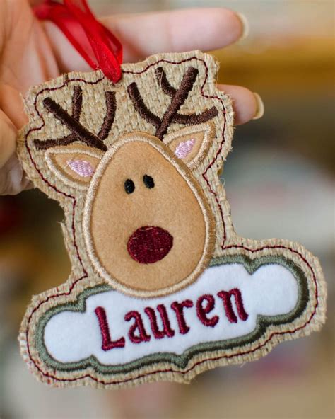 An In The Hoop Christmas Ornament For Anyone Machine Embroidery Geek