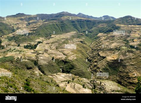 Scenic Landscape Of Ethiopian Highlands Stock Photo Alamy