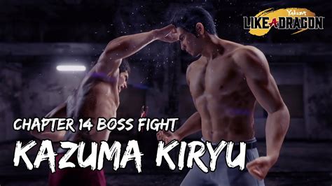 Yakuza Like A Dragon Boss Fight Kazuma Kiryu Youtube