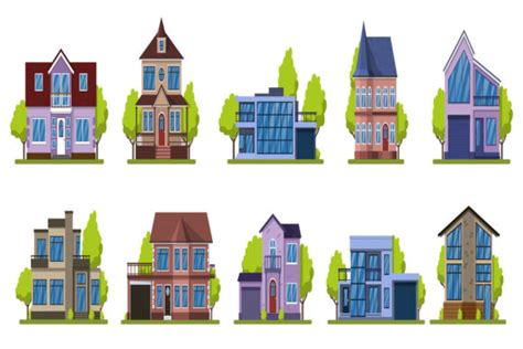 Cottage Houses Graphic By Winwinartlab · Creative Fabrica