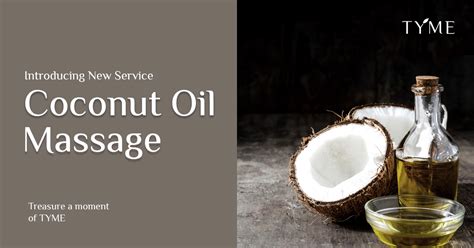 tyme spa coconut oil massage service