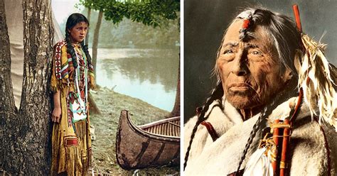47 Rare Colour Photos Of Native Americans From The 19th
