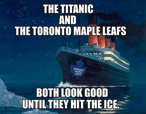 Search, discover and share your favorite maple leafs gifs. The Titanic and Toronto Maple Leaf both look good until ...