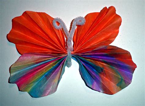 Coffee Filter Butterfly First Attempt Hungry Caterpillar Craft