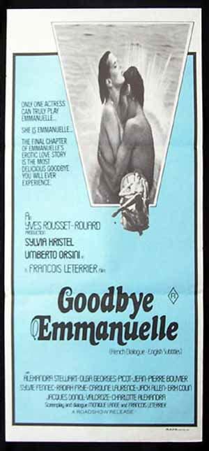 goodbye emmanuelle original daybill movie poster sylvia kristel sexploitation moviemem