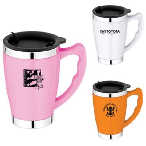 Typical travel mugs are more like travel bottles: Ceramic Coffee Mugs with lids and handles... customized 14 ...