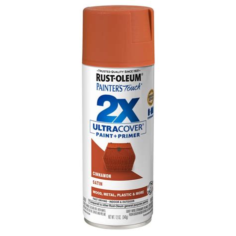 Rust Oleum Painters Touch 2x 12 Oz Satin Cinnamon General Purpose