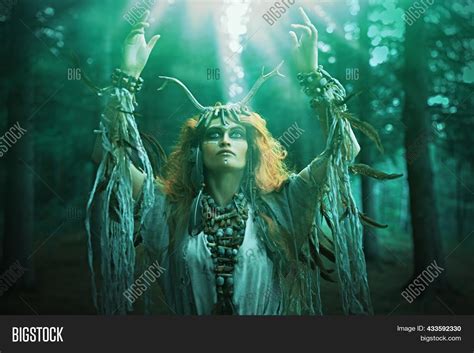 Ancient Shaman Woman Image And Photo Free Trial Bigstock