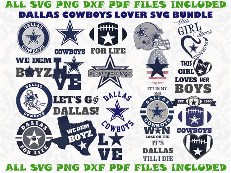 Dallas Cowboys Svg Bundle 2 Baseball Svg Dallas Cowboys Dallas