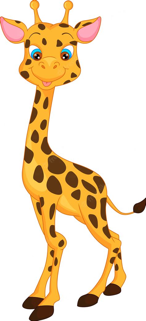 Premium Vector Cute Giraffe Cartoon