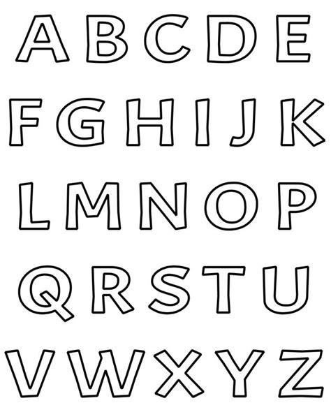 Free Printable Bubble Letters Alphabet Freebie Finding Mom Stencils