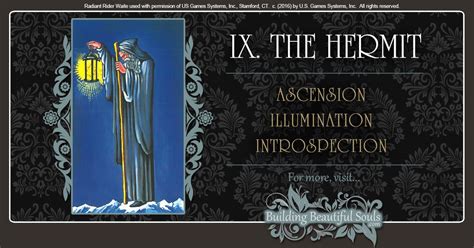 The hermit as a daily tarot oracle card. Hermit Tarot Card Meanings