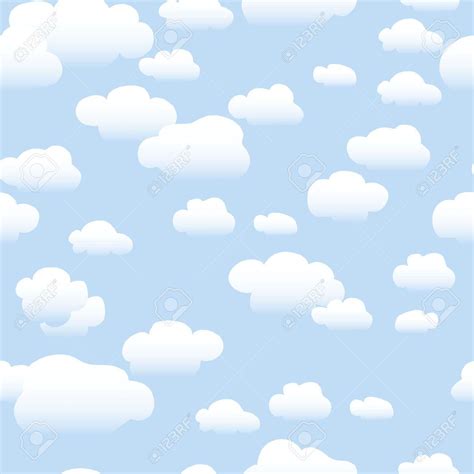 Cloud Background Aesthetic Cartoon