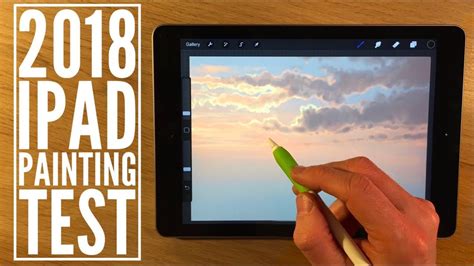 2018 Ipad Painting Test Tutorial How To Paint A Sky Youtube Ipad