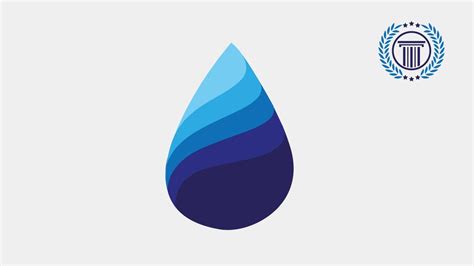 Blue Water Drop Logo Logodix