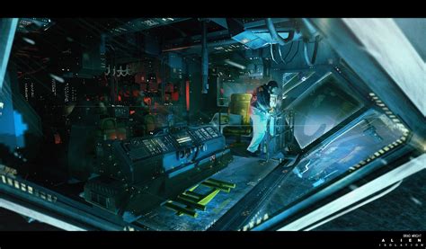 Alien Isolation Anesidora Bridge Concept 2 Brad Wright On Artstation