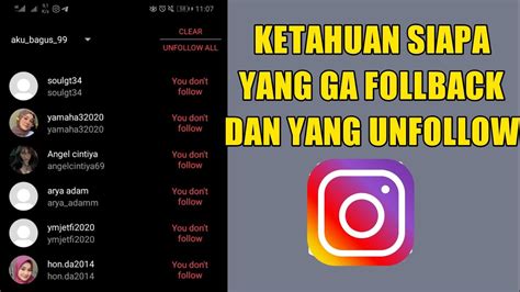 Cara Mengetahui Siapa Yang Unfollow Kita Trick Instagram Terbaru 2021