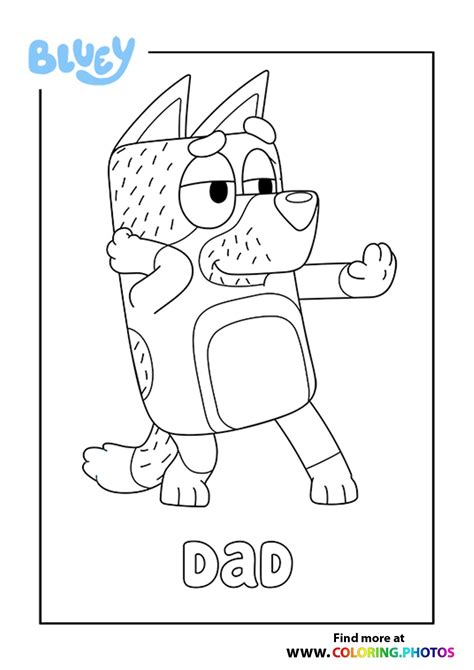 Coloring Pages How To Draw Bluey